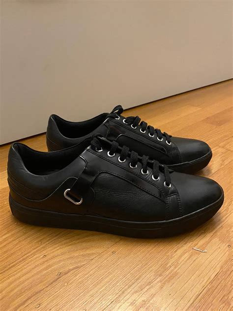 versace collection leather sneakers|Versace shoes for women.